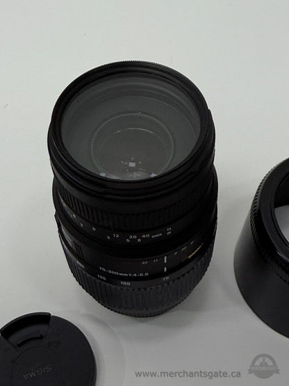 Sigma 70-300mm f4-5.6 DG Telephoto Zoom Lens
