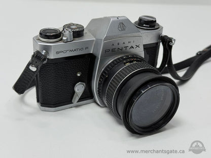 Asahi Pentax Spotmatic F 35mm Film Camera with SMC Takumar 55mm f1.8 Lens