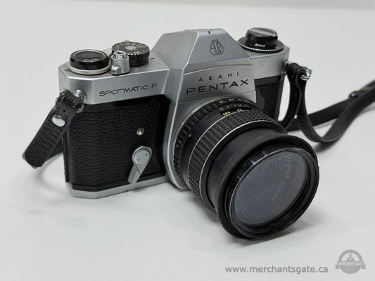 Asahi Pentax Spotmatic F 35mm Film Camera with SMC Takumar 55mm f1.8 Lens
