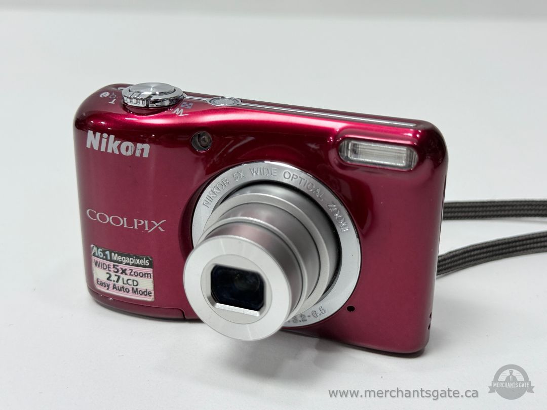 Nikon Coolpix L27 Digital Camera 16.1MP with 5x Zoom Red