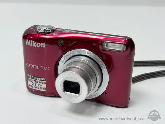 Nikon Coolpix L27 Digital Camera 16.1MP with 5x Zoom Red