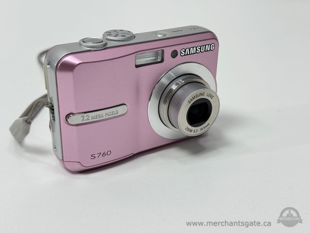 Samsung S760 Digital Camera 7.2MP Pink