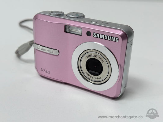 Samsung S760 Digital Camera 7.2MP Pink