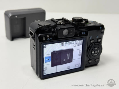 Canon PowerShot G10 Digital Camera Bundle 14.7MP RAW SD Card Charger
