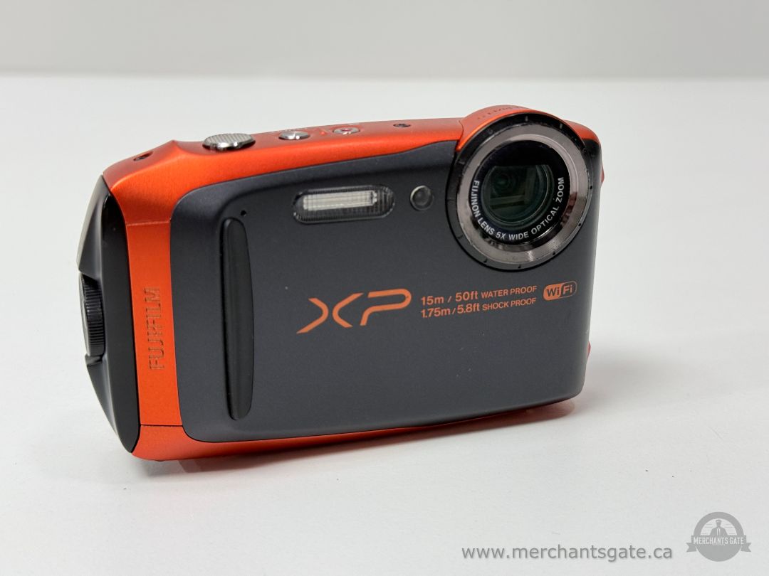 Fujifilm XP90 Waterproof Camera – 15m/50ft Shockproof – Orange