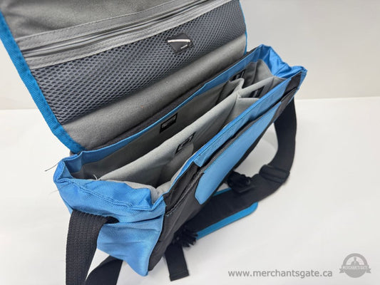 Nintendo Wii U Console Carrying Bag Blue and Black Travel Case