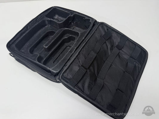 Sega Game Gear Carrying Case Black Travel Bag with Molded Interior