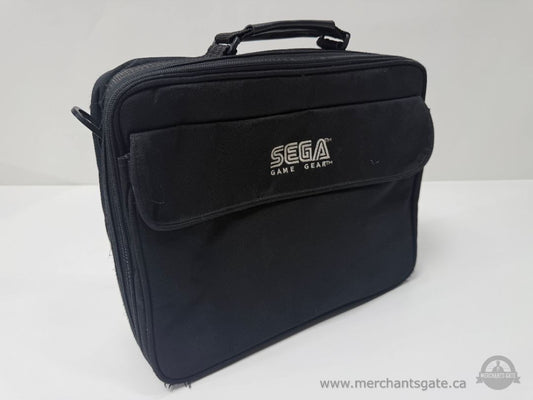 Sega Game Gear Carrying Case Black Travel Bag with Molded Interior