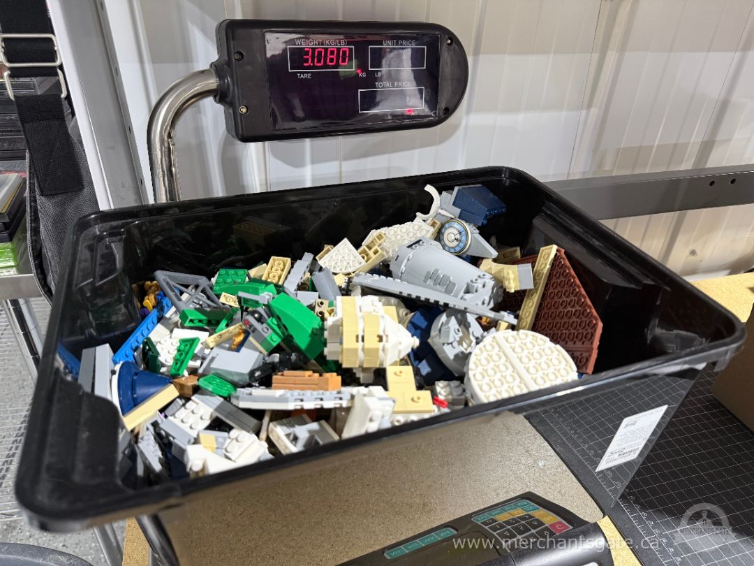 LEGO 3KG Bulk Lot Authentic Bricks Plates Wheels Parts Mixed Colours Building Pieces