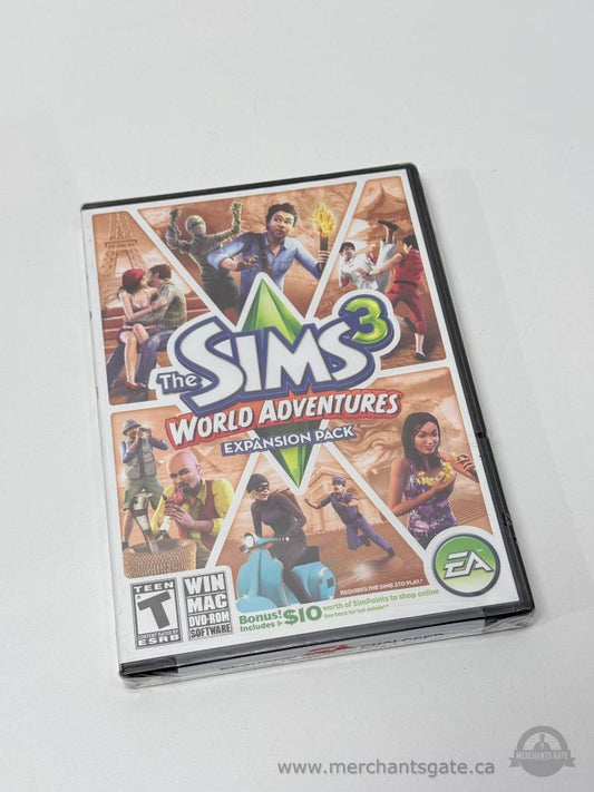 2009 The Sims 3 World Adventures (Expansion Pack, Factory Sealed)