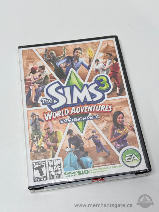 2009 The Sims 3 World Adventures (Expansion Pack, Factory Sealed)