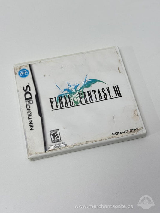 Nintendo DS Final Fantasy III Video Game Cartridge with Original Case