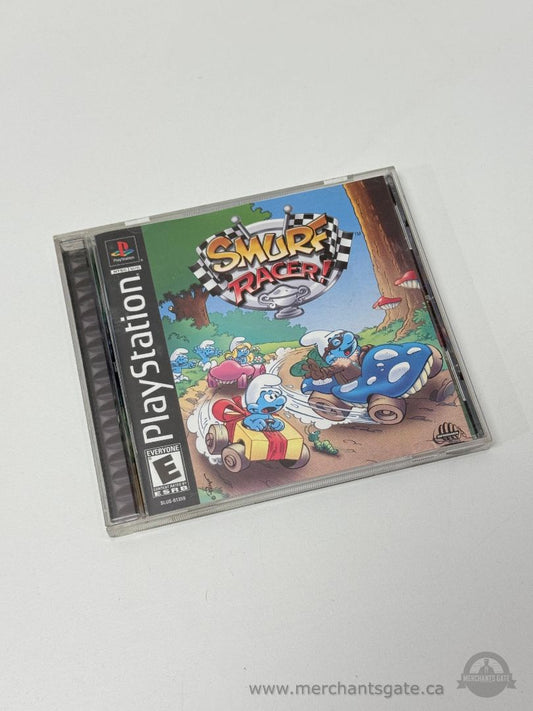 PlayStation Smurf Racer PS1 Video Game With Original Jewel Case