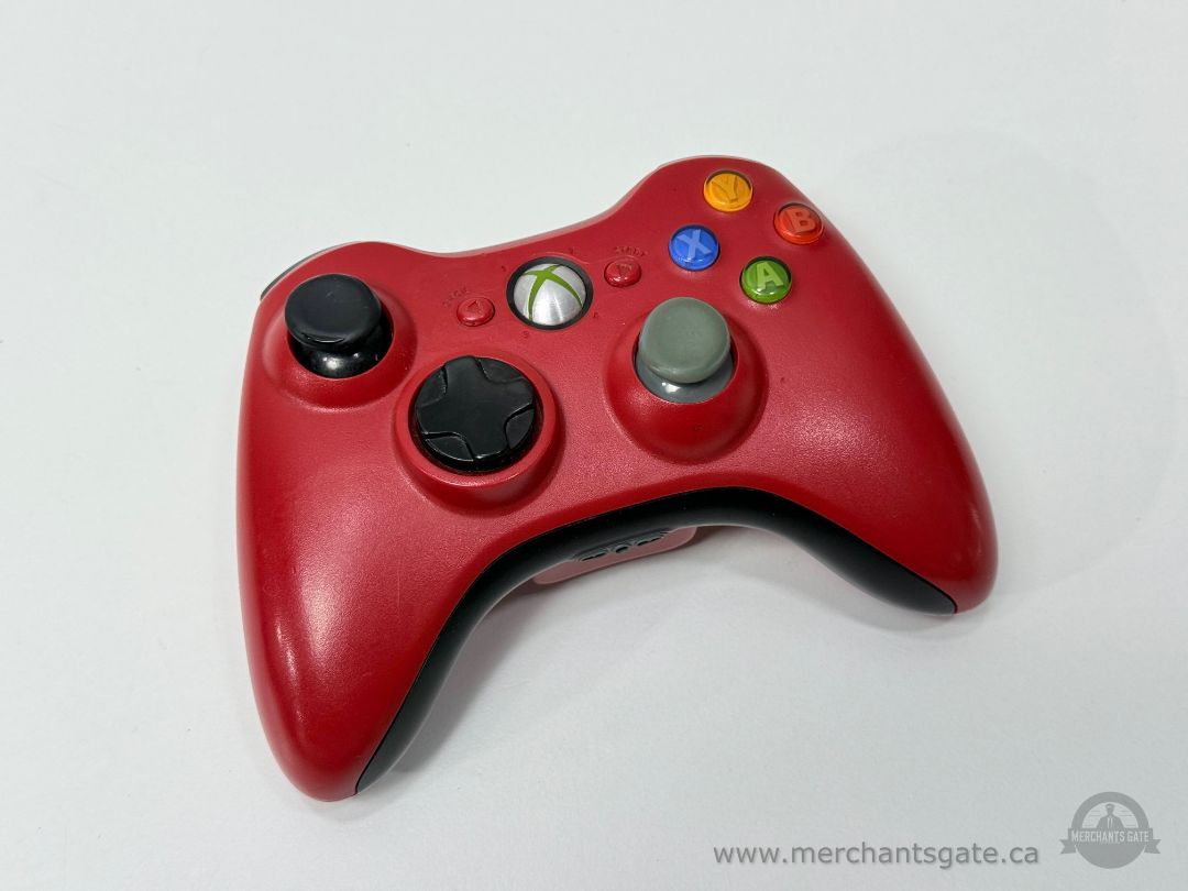 Xbox 360 Wireless Controller Red Official Microsoft Gamepad