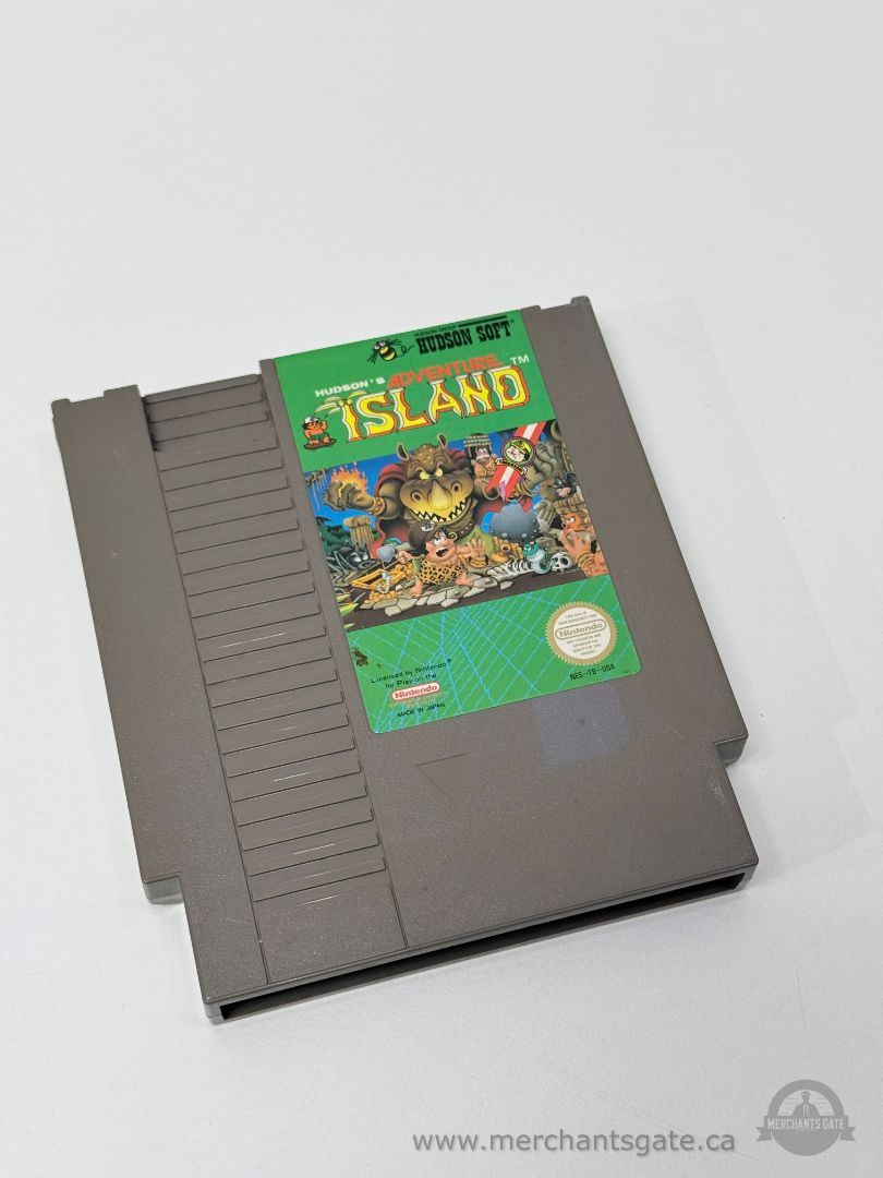 Adventure Island Nintendo NES Platformer Game (1988)