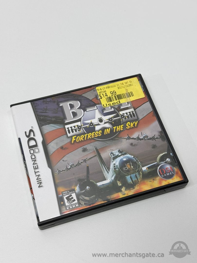 B-17 Fortress in the Sky Nintendo DS Flight Combat Game (2008)