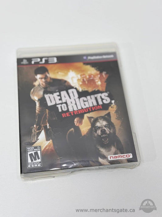 Dead to Rights Retribution Sony PS3 Action Shooter Game (2010)