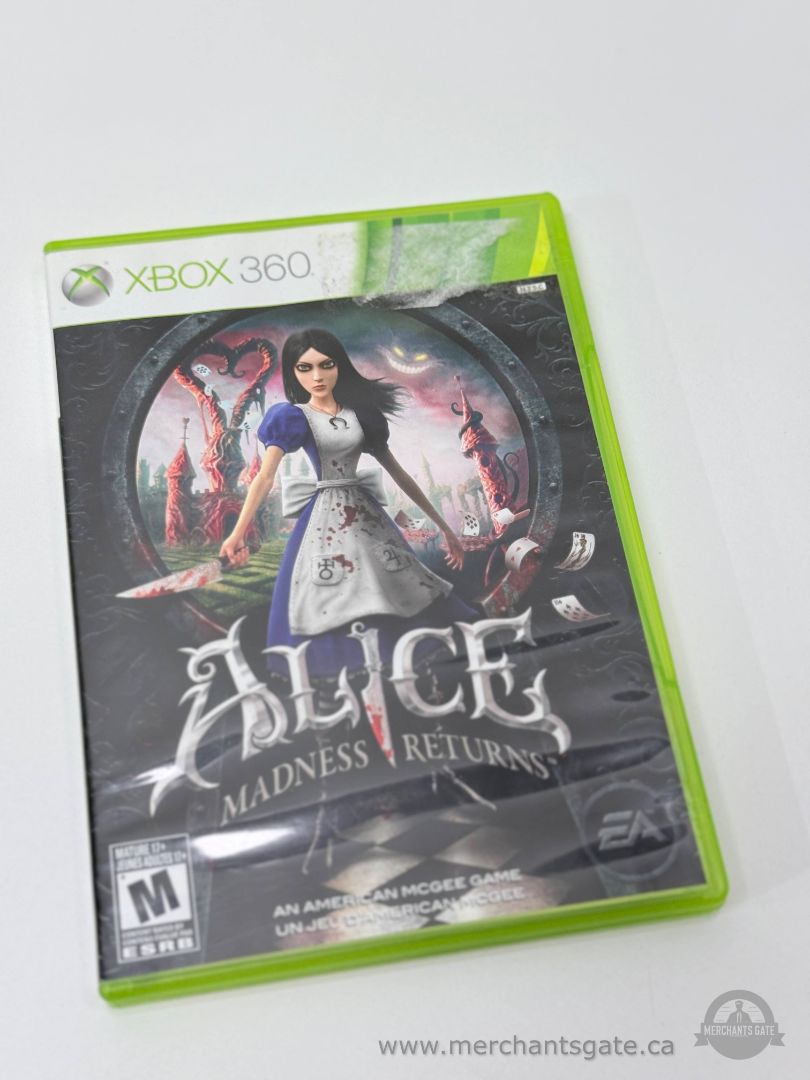 Alice Madness Returns Xbox 360 Action Adventure Game (2011)