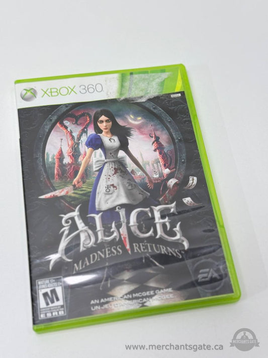 Alice Madness Returns Xbox 360 Action Adventure Game (2011)