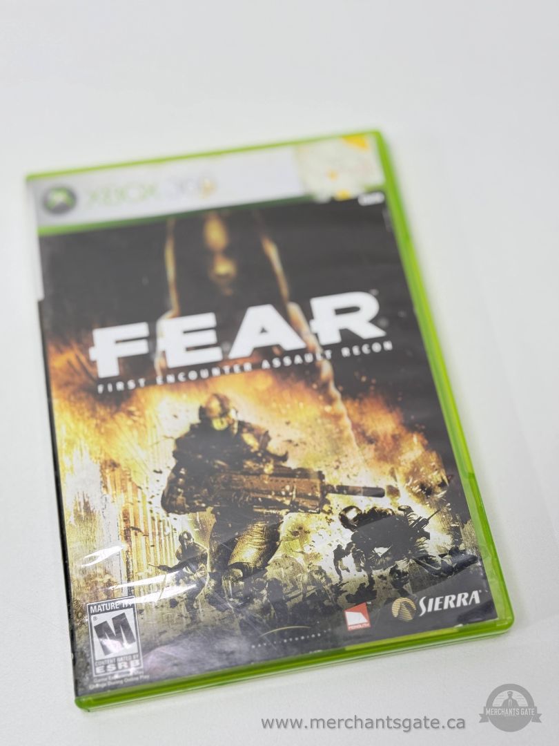 F.E.A.R. First Encounter Assault Recon Xbox 360 Survival Horror Shooter Game (2006)