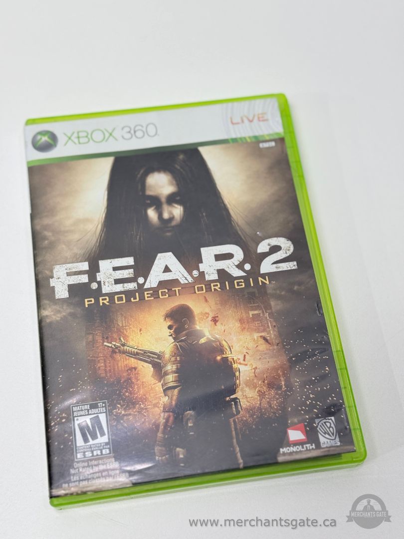 F.E.A.R. 2 Project Origin Xbox 360 First Person Shooter Game (2009)