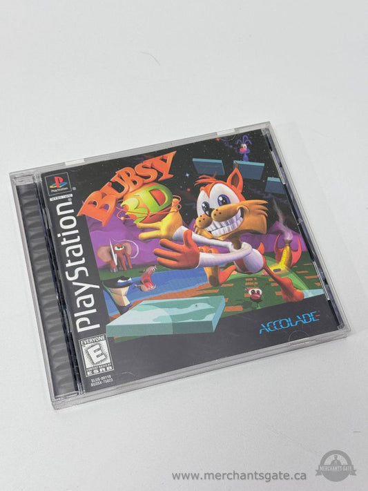 Bubsy 3D Sony PS1 Platform Game (1996)