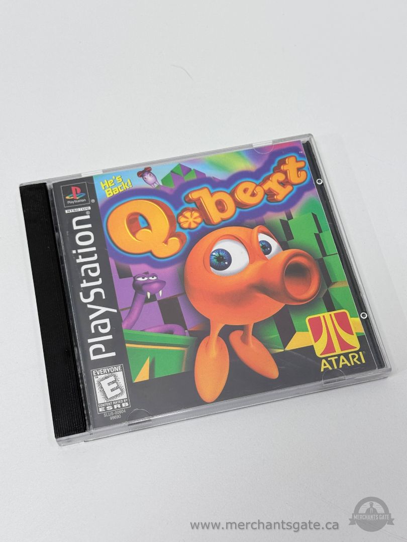 Q Bert Sony PS1 Arcade Platform Game (1999)