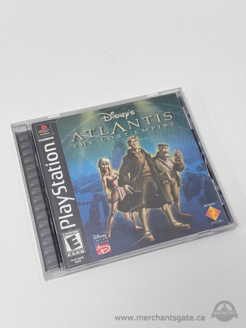 Disneys Atlantis The Lost Empire Sony PS1 Action Game (2001)