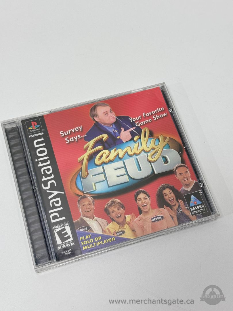 Family Feud Sony PS1 Trivia Game (2000)