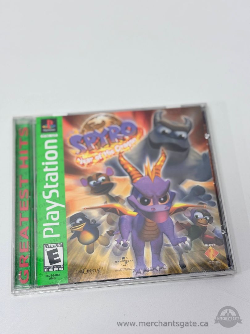 Spyro Year of the Dragon Sony PS1 Platform Game (2000)