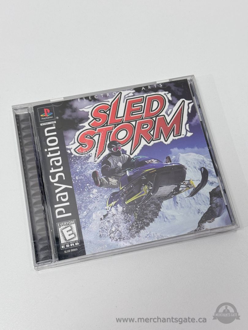 Sled Storm Sony PS1 Snowmobile Racing Game (1999)