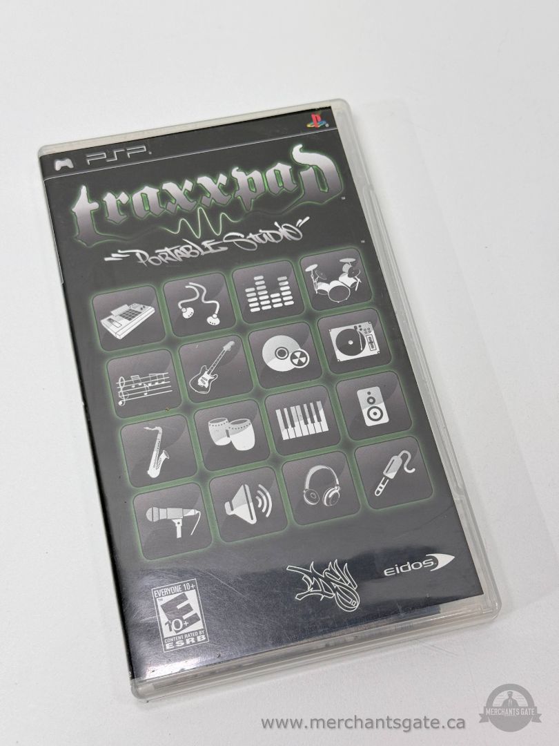 Traxxpad Portable Studio Sony PSP Music Creation Software (2005)