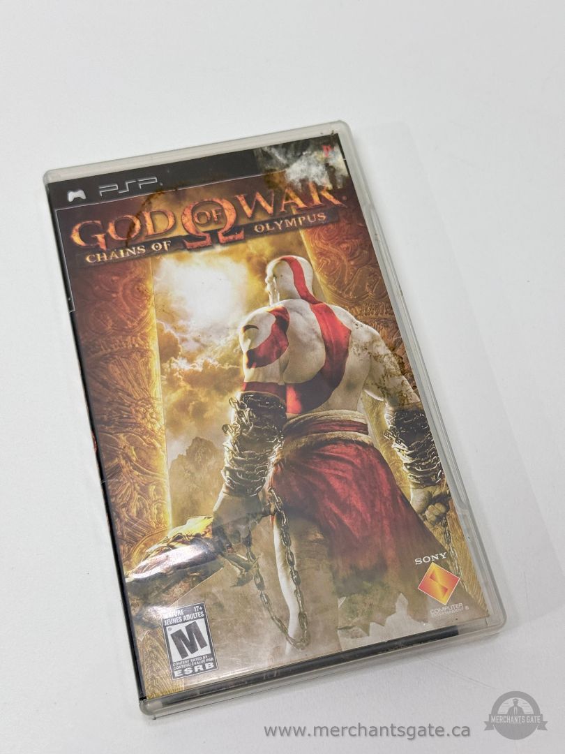God of War Chains of Olympus Sony PSP Action Adventure Game (2008)