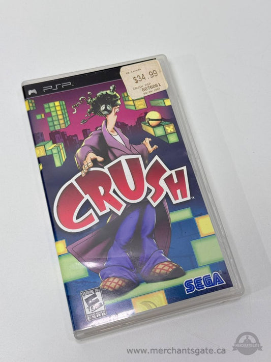 Crush Sony PSP Puzzle Platformer Game (2007)