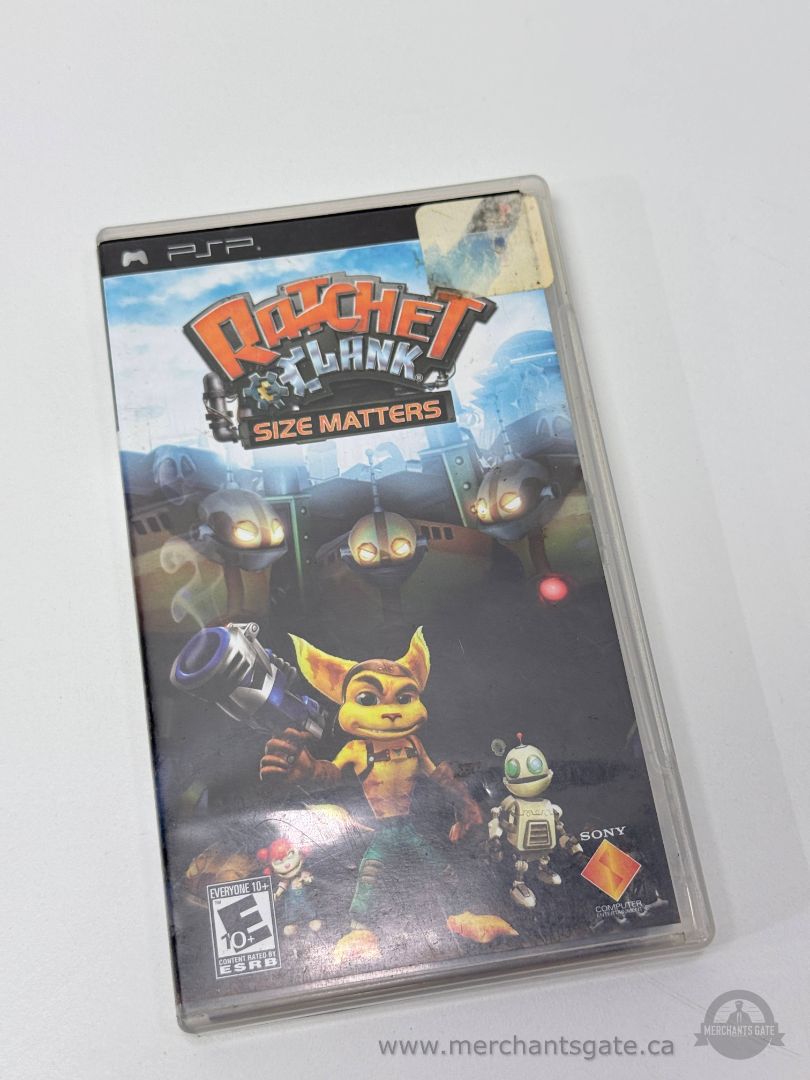 Ratchet & Clank Size Matters Sony PSP Action Platformer Game (2007)