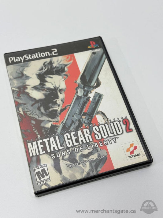 Metal Gear Solid 2 Sons of Liberty Sony PS2 Action Stealth Game (2001),