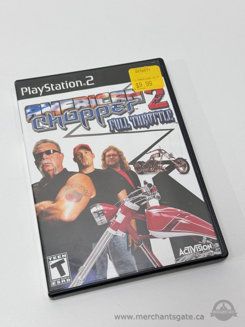 American Chopper 2 Full Throttle Sony PS2 Racing Game (2005)