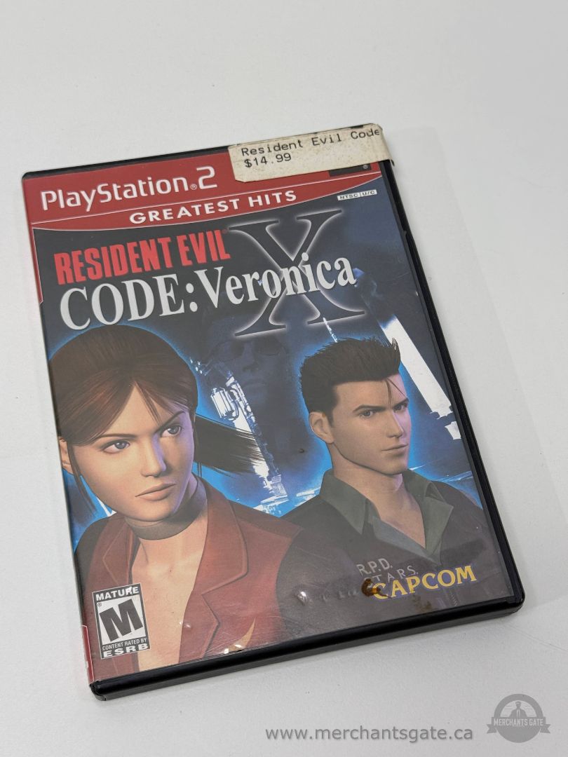 Resident Evil Code Veronica X Sony PS2 Survival Horror Game (2001)