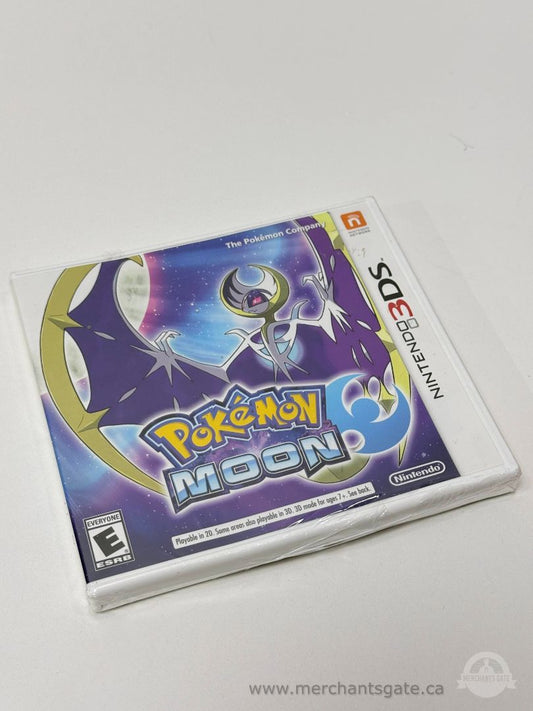 Pokémon Moon Nintendo 3DS New Sealed Factory Wrap Bowed Case