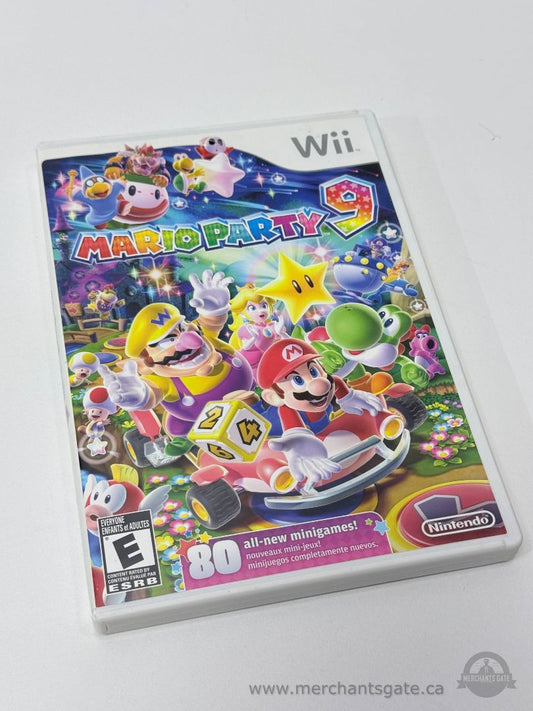 Mario Party 9 Nintendo Wii Party Game Disc and Case