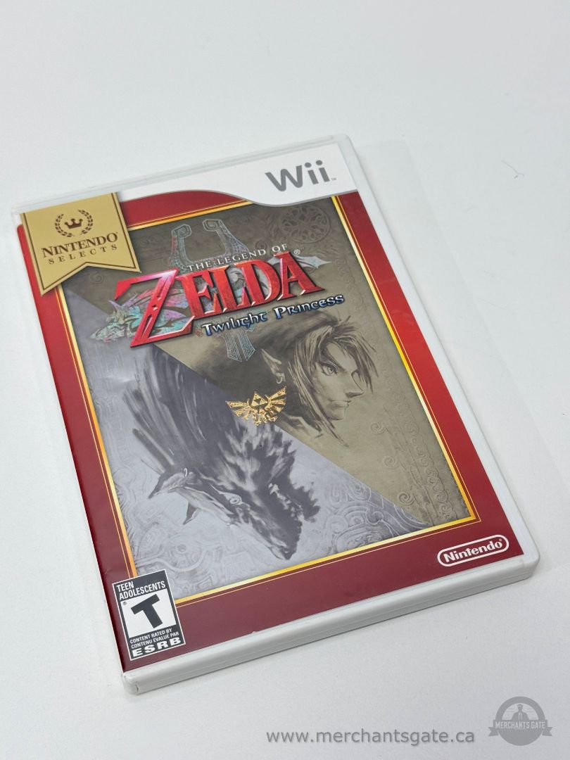 The Legend of Zelda Twilight Princess Nintendo Wii Adventure Game Disc and Case