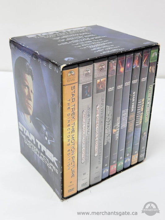 Star Trek The Motion Pictures DVD Box Set Directors Edition 10 Disc Collection