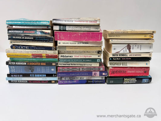 Vintage Paperback Mystery Book Lot British Crime Ngaio Marsh Ruth Rendell P.D. James + More