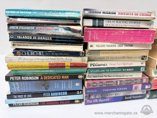 Vintage Paperback Mystery Book Lot British Crime Ngaio Marsh Ruth Rendell P.D. James + More