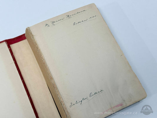 Vintage 1944 Hardcover Book While Still We Live by Helen MacInnes