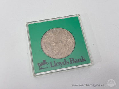 1952–1977 Queen Elizabeth II Silver Jubilee Crown Coin In Case