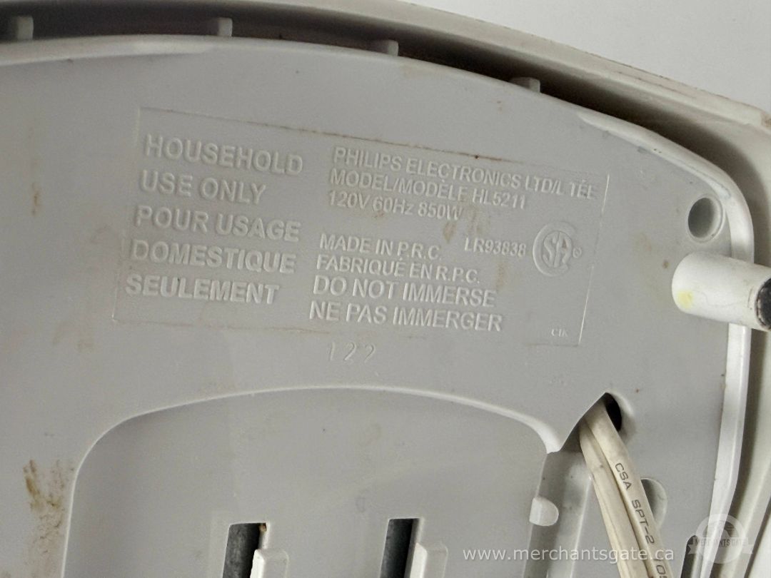 Philips HL5211 Two Slice Toaster White 850W Household Electric Toaster