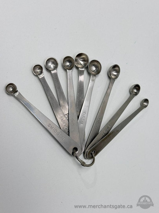 Stainless Steel Measuring Spoon Set Smidgen Pinch Dash Cooking Baking