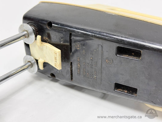 Vintage Sunbeam Hand Mixer with Beaters Electric Kitchen Appliance