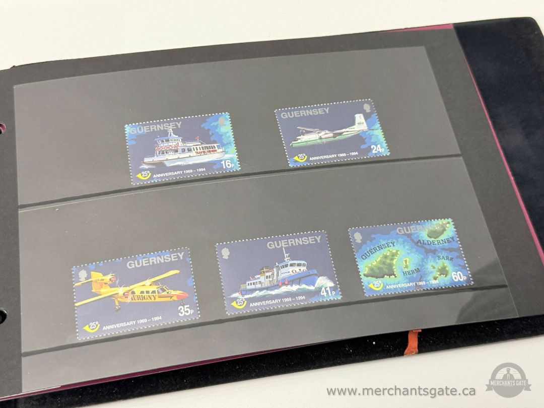 Guernsey Post Office Mint Stamp Album Complete Rupert & Friends + Themed Sets